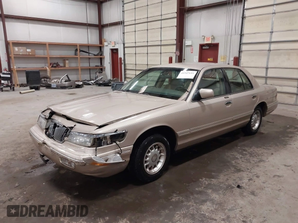 1997 Mercury Grand Marquis LS with VIN 2MELM75W2VX692003, listed as a IAAI auction lot 41547614 with 148,499 mi miles and . Bid and sale history available at DreamBid. Image 2.