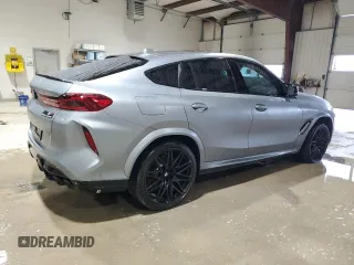 2024 BMW X6 M with VIN 5YM23ET0XR9U26576, listed as a Copart auction lot 86698164 with 6,669 mi miles and Salvage Title. Bid and sale history available at carsss.com. Image 3.