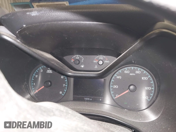 2020 Chevrolet Colorado 4WD Work Truck with VIN 1GCGTBEN3L1162483, listed as a IAAI auction lot 41629658 with 74,416 mi miles and . Bid and sale history available at DreamBid. Image 7.