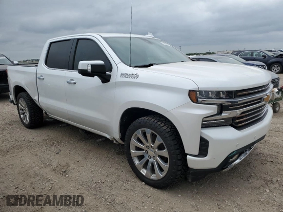 2019 Chevrolet Silverado 1500 High Country with VIN 1GCUYHED7KZ123569, listed as a Copart auction lot 51832765 with 116,614 mi miles and Salvage Title. Bid and sale history available at carsss.com. Image 4.