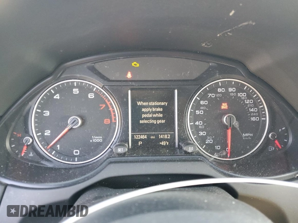 2016 Audi Q5 Premium Plus with VIN WA1D7AFP3GA106349, listed as a Copart auction lot 53580065 with 122,464 mi miles and Salvage title. Bid and sale history available at DreamBid. Image 9.