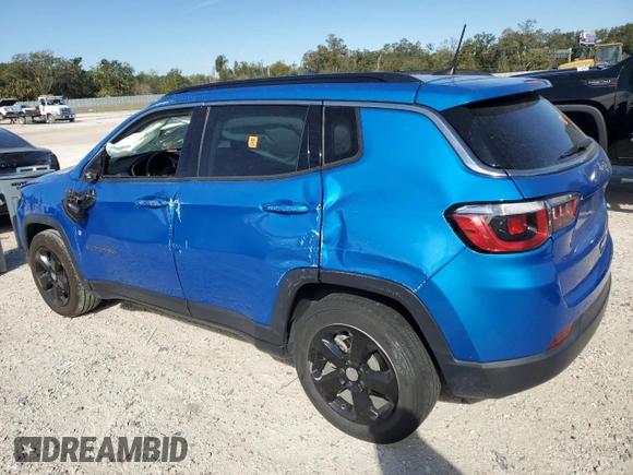 2019 Jeep Compass Altitude with VIN 3C4NJCBB0KT820023, listed as a Copart auction lot 87599455 with 53,231 mi miles and Non Repairable. Bid and sale history available at carsss.com. Image 2.