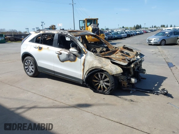 2020 Cadillac XT4 FWD Sport with VIN 1GYFZER44LF029323, listed as a IAAI auction lot 41906596 with Not Provided miles and . Bid and sale history available at carsss.com. Image 1.