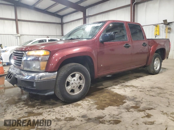 2007 GMC Canyon SLE1 with VIN 1GTCS13E978125613, listed as a Copart auction lot 62387945 with 176,108 mi miles and Salvage title. Bid and sale history available at DreamBid. Image 1.