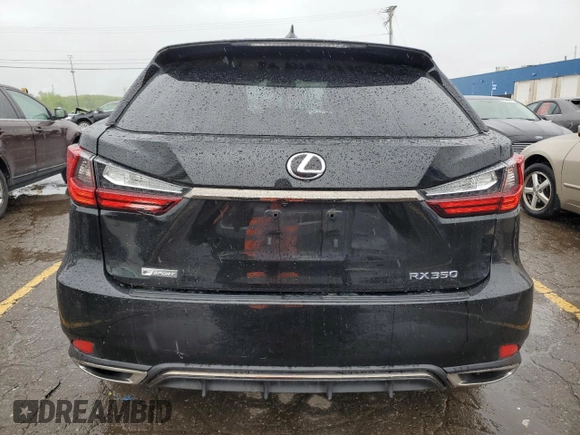 2020 Lexus RX 350 F Sport with VIN 2T2SZMDA5LC224069, listed as a Copart auction lot 56298745 with 47,988 mi miles and Non repairable. Bid and sale history available at DreamBid. Image 6.