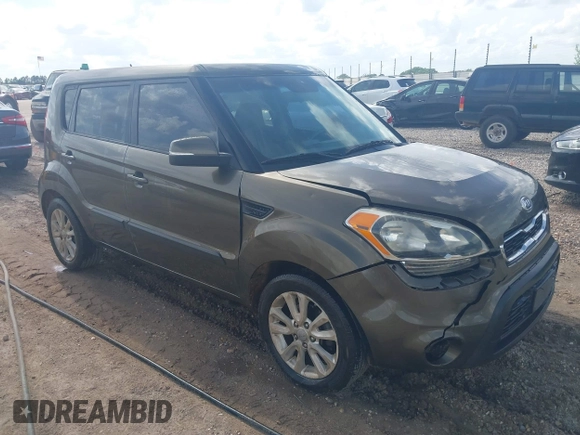 2012 Kia Soul + with VIN KNDJT2A67C7376281, listed as a IAAI auction lot 41955049 with 231,635 mi miles. Bid and sale history available at carsss.com. Image 1.