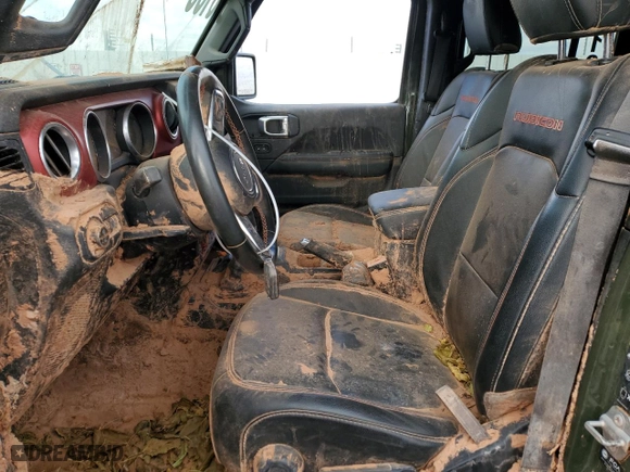 2022 Jeep Gladiator Rubicon with VIN 1C6JJTBMXNL173279, listed as a Copart auction lot 85455834 with 0 mi miles and Salvage Title. Bid and sale history available at carsss.com. Image 7.