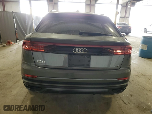 2019 Audi Q8 Premium Plus with VIN WA1EVAF19KD029726, listed as a Copart auction lot 78515944 with 0 mi miles and Salvage Title. Bid and sale history available at carsss.com. Image 6.