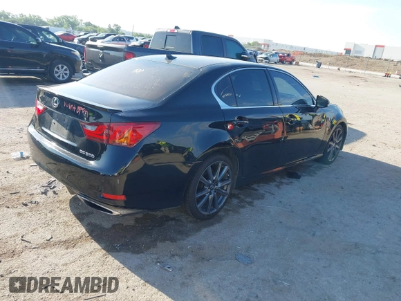 2014 Lexus GS 350 with VIN JTHBE1BLXE5034074, listed as a IAAI auction lot 42234101 with 105,963 mi miles and . Bid and sale history available at DreamBid. Image 4.