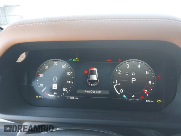 2024 Land Rover Defender X-Dynamic SE with VIN SALE27EU9R2302644, listed as a IAAI auction lot 41344698 with 12,688 mi miles and . Bid and sale history available at DreamBid. Image 7.