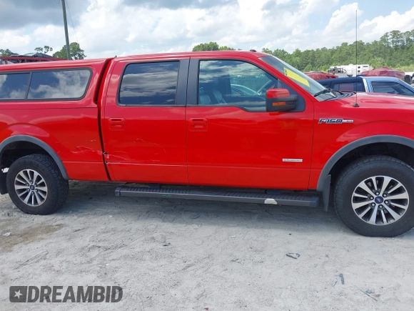 2011 Ford F-150 XLT with VIN 1FTFW1ET0BFC56821, listed as a IAAI auction lot 42549746 with 180,356 mi miles and . Bid and sale history available at DreamBid. Image 13.