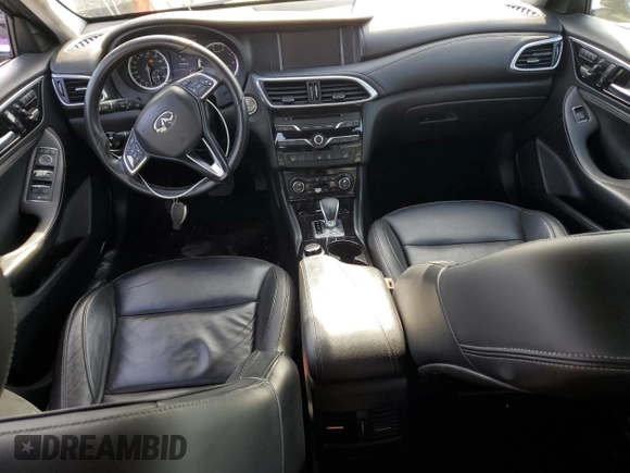 2018 Infiniti QX30 Luxury with VIN SJKCH5CP2JA057398, listed as a Copart auction lot 54543755 with 99,058 mi miles and Clean title. Bid and sale history available at DreamBid. Image 8.