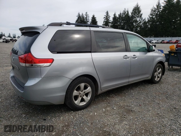 2012 Toyota Sienna LE AAS with VIN 5TDKK3DC4CS259844, listed as a Copart auction lot 51862225 with 170,712 mi miles and Salvage Title. Bid and sale history available at carsss.com. Image 3.