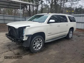 2015 GMC Yukon XL Denali with VIN 1GKS1JKJ4FR161218, listed as a Copart auction lot 86883104 with 184,323 mi miles and Salvage Title. Bid and sale history available at carsss.com. Image 1.