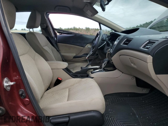 2014 Honda Civic Sedan LX with VIN 2HGFB2F5XEH500349, listed as a Copart auction lot 54086745 with 75,247 mi miles and Salvage Title. Bid and sale history available at carsss.com. Image 7.