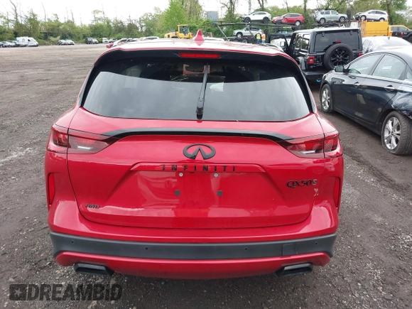 2025 Infiniti QX50 Sport z VIN 3PCAJ5FB5SF103880, wystawiony jako IAAI lot #42208867 z przebiegiem 1 173 mil mil oraz . Historia ofert i sprzedaży dostępna na DreamBid. Obrazek 16.