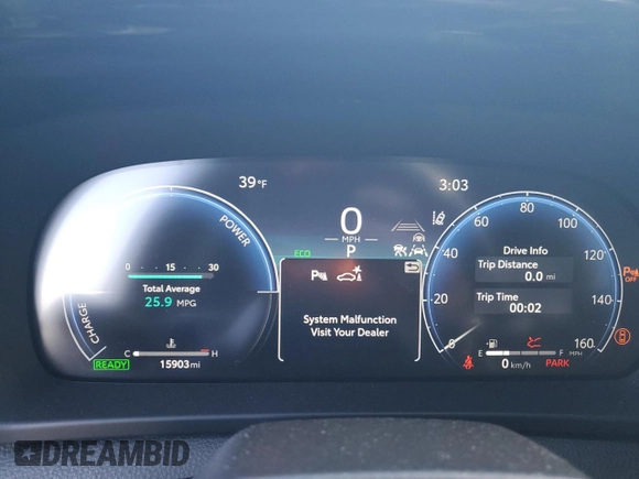 2024 Toyota Crown Platinum with VIN JTDAFAAFXR3009666, listed as a Copart auction lot 84184484 with 15,903 mi miles and Salvage Title. Bid and sale history available at DreamBid. Image 9.