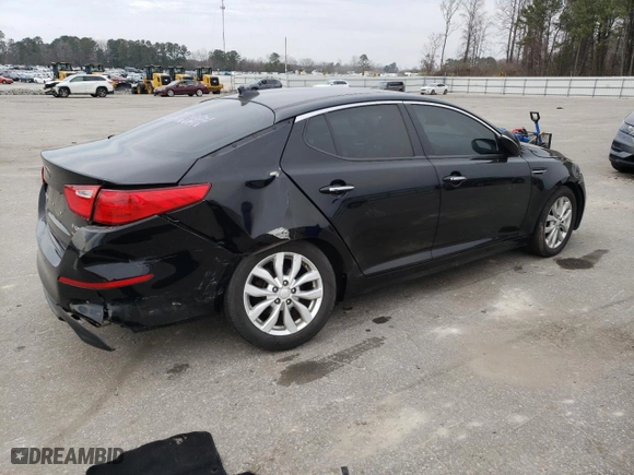 2015 Kia Optima EX with VIN 5XXGN4A78FG419059, listed as a Copart auction lot 47204785 with 0 mi miles and Salvage Title. Bid and sale history available at carsss.com. Image 3.
