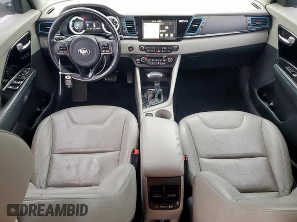 2017 Kia Niro Touring with VIN KNDCE3LC3H5066322, listed as a Copart auction lot 53818465 with 113,794 mi miles and Salvage Title. Bid and sale history available at carsss.com. Image 8.