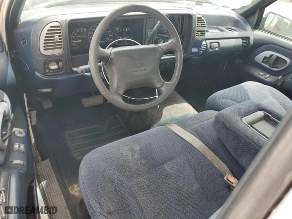 1996 Chevrolet C/K 1500 with VIN 1GCEC19M0TE127797, listed as a Copart auction lot 53059805 with 156,520 mi miles and Salvage Title. Bid and sale history available at carsss.com. Image 8.