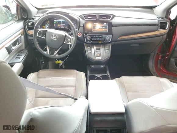 2020 Honda CR-V Hybrid EX-L with VIN 7FART6H88LE015691, listed as a Copart auction lot 53718345 with 37,991 mi miles and Salvage Title. Bid and sale history available at carsss.com. Image 8.
