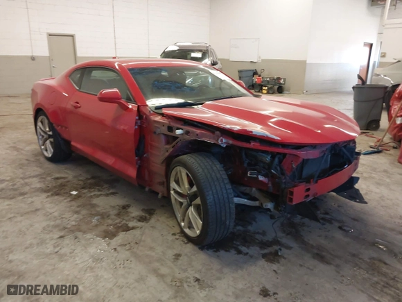 2021 Chevrolet Camaro 2LT with VIN 1G1FD1RSXM0104809, listed as a IAAI auction lot 41294623 with 164,533 mi miles. Bid and sale history available at carsss.com. Image 1.
