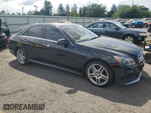 2014 Mercedes-Benz E 350 Luxury with VIN WDDHF8JB9EB009443, listed as a Copart auction lot 65094745 with 69,245 mi miles and Salvage title. Bid and sale history available at DreamBid. Image 4.