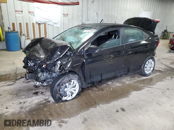 2021 Hyundai Accent SE with VIN 3KPC24A66ME151097, listed as a Copart auction lot 57723605 with Not provided miles and Non repairable. Bid and sale history available at DreamBid. Image 1.