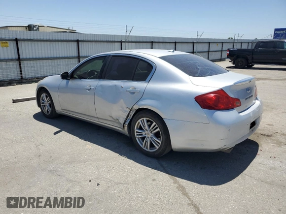 2013 Infiniti G37 Journey with VIN JN1CV6AP8DM722931, listed as a Copart auction lot 57911775 with 104,910 mi miles and Salvage title. Bid and sale history available at DreamBid. Image 2.