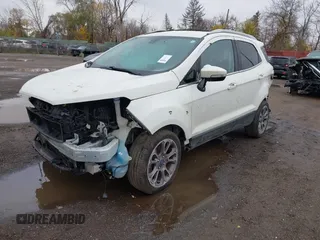 2019 Ford EcoSport Titanium z VIN MAJ3S2KE7KC276727, wystawiony jako IAAI lot #40913649 z przebiegiem 95 390 mil mil oraz . Historia ofert i sprzedaży dostępna na DreamBid. Obrazek 2.