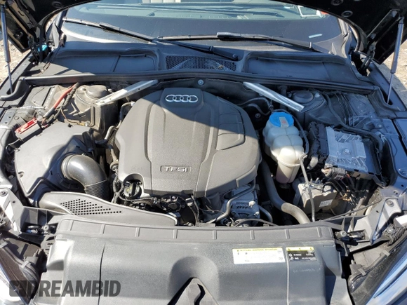 2018 Audi A5 Sportback Premium Plus with VIN WAUBNCF52JA129963, listed as a Copart auction lot 69507693 with 58,448 mi miles. Bid and sale history available at carsss.com. Image 11.