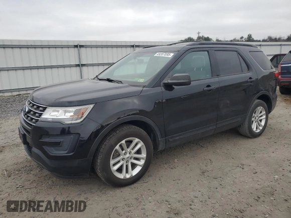 2017 Ford Explorer with VIN 1FM5K8BHXHGD00385, listed as a Copart auction lot 49207095 with 125,356 mi miles and Salvage Title. Bid and sale history available at carsss.com. Image 1.