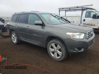 2010 Toyota Highlander Limited with VIN 5TDDK3EH1AS036418, listed as a Copart auction lot 54571015 with 134,409 mi miles and Salvage title. Bid and sale history available at DreamBid. Image 4.