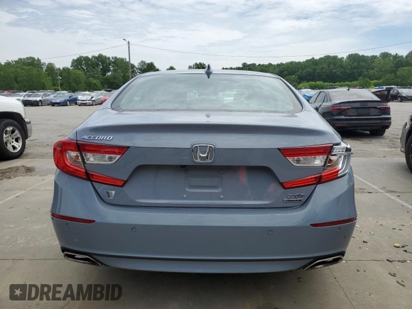 2021 Honda Accord Touring with VIN 1HGCV2F98MA001253, listed as a Copart auction lot 57621125 with 44,809 mi miles and Salvage title. Bid and sale history available at DreamBid. Image 6.