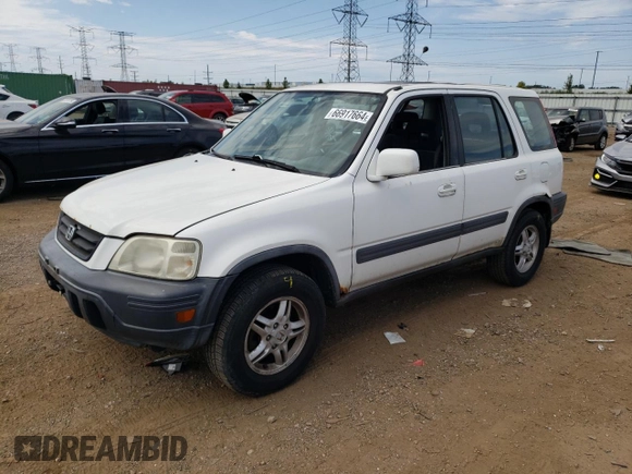 1999 Honda CR-V EX with VIN JHLRD1869XC004117, listed as a Copart auction lot 66917664 with 215,163 mi miles and Salvage Title. Bid and sale history available at carsss.com. Image 1.