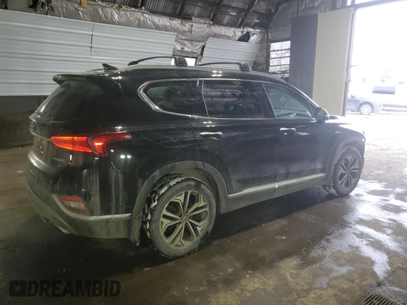 2020 Hyundai Santa Fe SEL with VIN 5NMS3CAA0LH276286, listed as a Copart auction lot 88899675 with 93,970 mi miles and Salvage Title. Bid and sale history available at carsss.com. Image 3.