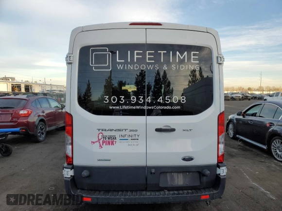 2017 Ford Transit Passenger XL with VIN 1FBAX2CG6HKA45405, listed as a Copart auction lot 85974624 with 118,520 mi miles and Clean Title. Bid and sale history available at carsss.com. Image 6.