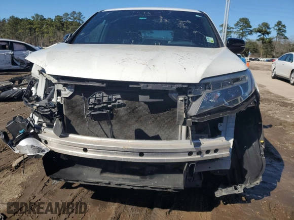 2021 Honda Passport EX-L with VIN 5FNYF7H53MB010829, listed as a Copart auction lot 46626435 with 75,810 mi miles and Salvage Title. Bid and sale history available at carsss.com. Image 5.