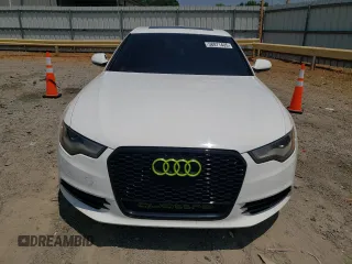 2015 Audi A6 Premium Plus with VIN WAUGFAFC2FN037063, listed as a Copart auction lot 58071405 with 150,007 mi miles and Salvage title. Bid and sale history available at DreamBid. Image 5.