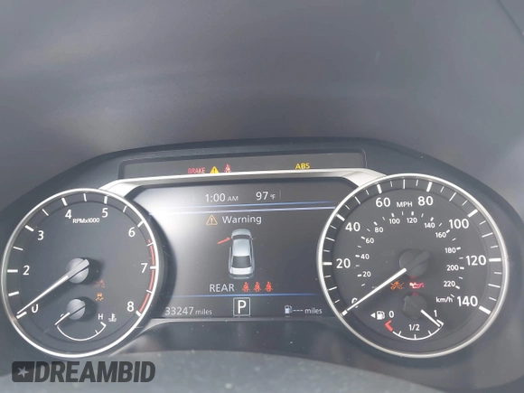 2024 Nissan Altima SV with VIN 1N4BL4DV9RN388218, listed as a IAAI auction lot 42670071 with 33,247 mi miles and . Bid and sale history available at DreamBid. Image 7.