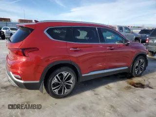 2019 Hyundai Santa Fe Ultimate with VIN 5NMS5CAA8KH063336, listed as a Copart auction lot 46734315 with 106,484 mi miles and Salvage Title. Bid and sale history available at DreamBid. Image 3.
