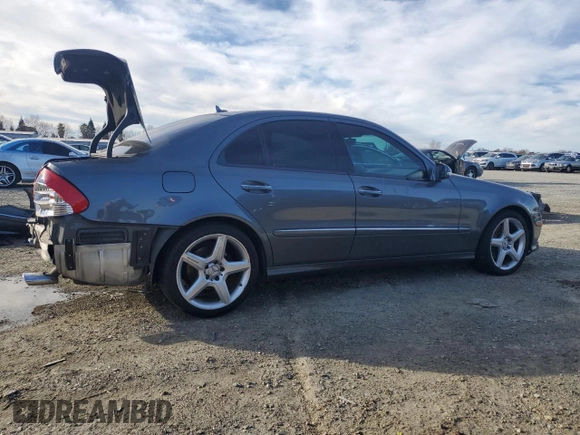 2009 Mercedes-Benz E-Class Sport 5.5L with VIN WDBUF72X69B365513, listed as a Copart auction lot 85467724 with 159,100 mi miles and Salvage Title. Bid and sale history available at carsss.com. Image 3.