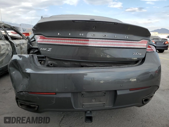 2016 Lincoln MKZ with VIN 3LN6L2G97GR609352, listed as a Copart auction lot 42790955 with 0 mi miles and Salvage Title. Bid and sale history available at carsss.com. Image 6.