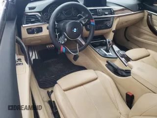 2015 BMW 4 Series 435i with VIN WBA3R1C5XFK194384, listed as a Copart auction lot 53461245 with 104,233 mi miles and Salvage Title. Bid and sale history available at carsss.com. Image 8.