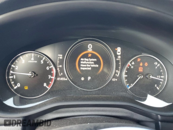 2022 Mazda 3 2.5 Turbo with VIN 3MZBPBAY4NM310805, listed as a Copart auction lot 83123944 with 41,455 mi miles and Salvage title. Bid and sale history available at DreamBid. Image 9.
