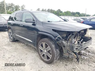 2017 GMC Acadia Denali with VIN 1GKKNPLSXHZ191227, listed as a Copart auction lot 55294825 with 169,339 mi miles and Salvage title. Bid and sale history available at DreamBid. Image 4.