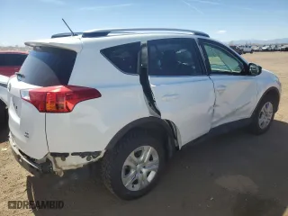 2014 Toyota RAV4 LE with VIN JTMBFREV0ED076530, listed as a Copart auction lot 50711935 with 124,686 mi miles and Salvage Title. Bid and sale history available at carsss.com. Image 3.