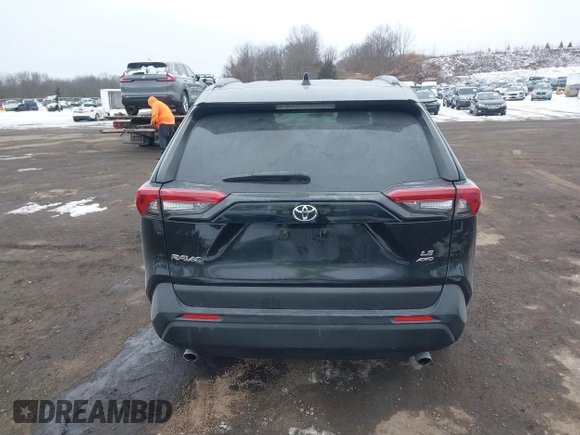 2019 Toyota RAV4 LE with VIN JTMF1RFV7KJ005465, listed as a IAAI auction lot 41559270 with 111,918 mi miles. Bid and sale history available at carsss.com. Image 16.