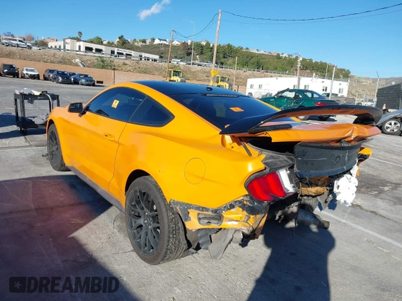 2019 Ford Mustang EcoBoost with VIN 1FA6P8TH8K5202795, listed as a IAAI auction lot 41707928 with 81,099 mi miles and . Bid and sale history available at carsss.com. Image 3.
