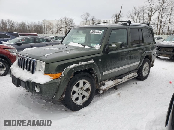 2007 Jeep Commander Overland with VIN 1J8HG68247C555994, listed as a Copart auction lot 86903914 with 219,294 mi miles and Salvage title. Bid and sale history available at DreamBid. Image 1.